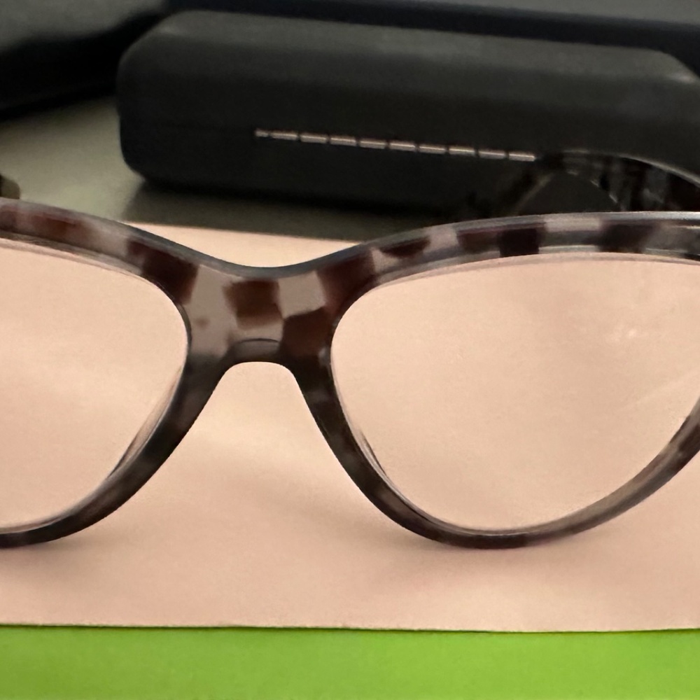 Authentic Miu Miu Tortoise Eyeglass Frames - image 3